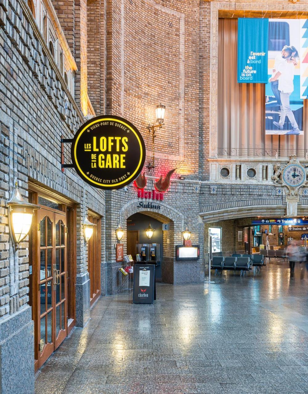 Les Lofts De La Gare - Par Les Lofts Vieux-Quebec Quebeque Exterior foto